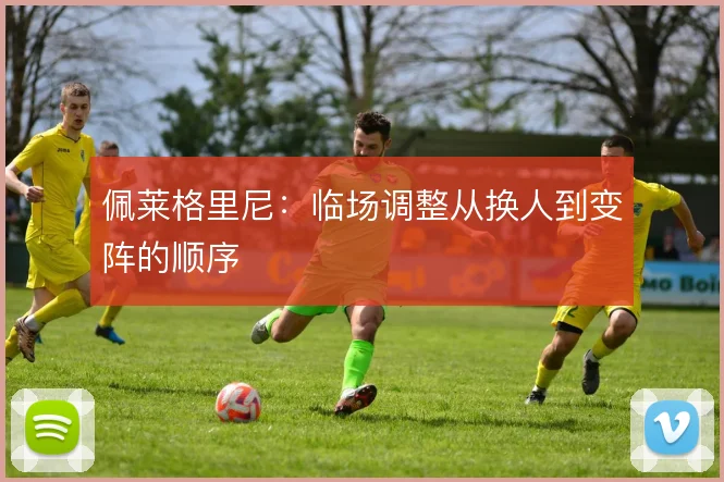 佩莱格里尼：临场调整从换人到变阵的顺序